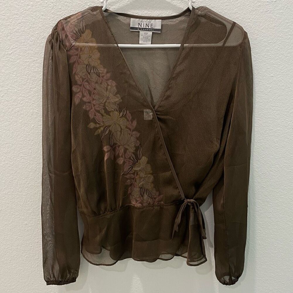 Vintage Nine & Company Sheer Top Size 10P